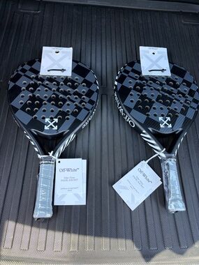 Off-White Black & White Padel Racket Set